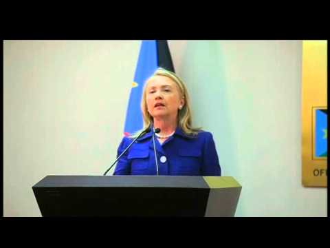 Secretary Clinton Delivers Remarks With Foreign Minister Nhial Deng Nhial