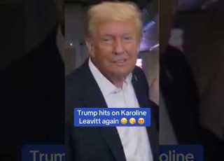  Those Lips Are Too Hot To Be Fired Trump On Leavitt Trump Donaldtrump Funny Lol Maga