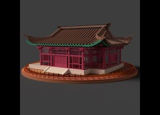 Chinese Ancient House 3D Model
