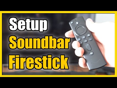 How To Setup Soundbar On Amazon Fire TV Stick Use Volume Buttons On Remote Easy Method