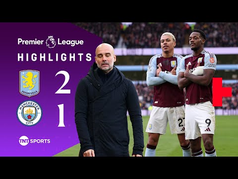 Man City S Misery Continues At Villa Aston Villa 2 1 Manchester City Premier League Highlights