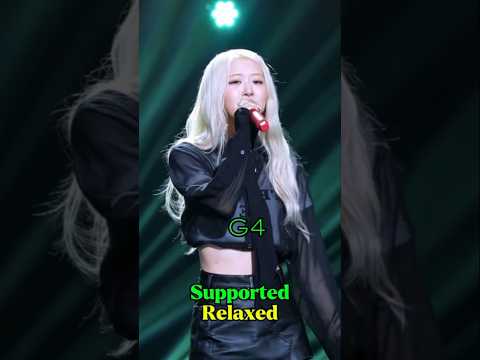 ROSÉ Support B4 Notes In Number One Girl Live Performance Rosé Rosie Blackpink Apt Soty Fyp
