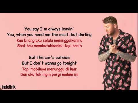 James Arthur Car S Outside Lirik Terjemahan