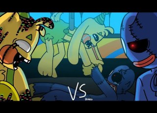  Bunzo Vs Huggy Wuggy FNF Poppy Playtime Animation Parte 38