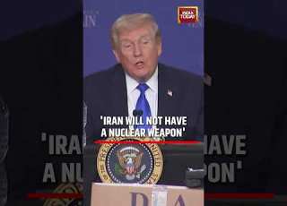 US Iran War Trump Says Iran Will Not Have Nuclear Weapons Amid Rising Tensions Trump Warnews
