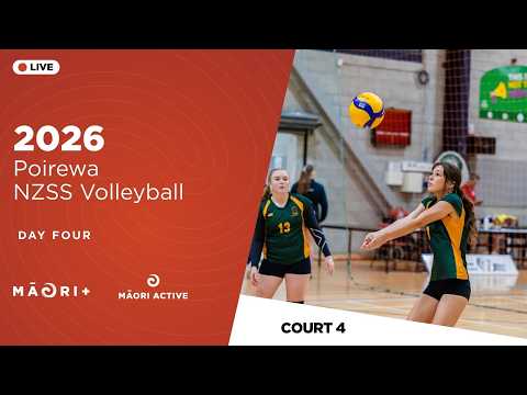 VOLLEYBALL 2026 NZSS Volleyball Championships Day Four Court 4