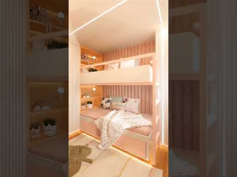 تصميم غرفه نوم اطفال بنات