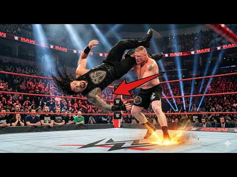 FULL MATCH Brock Lesnar Vs Roman Reigns Universal Title Match WrestleMania 34
