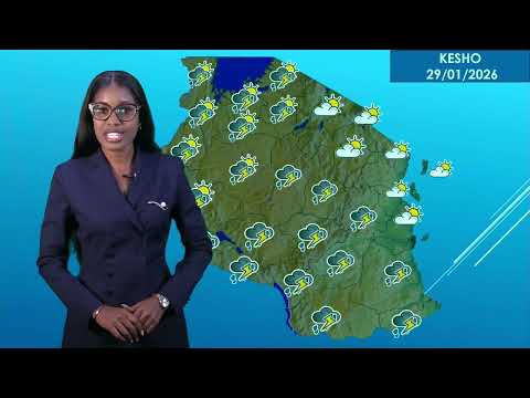 UTABIRI WA HALI YA HEWA KUANZIA LEO USIKU JANUARI 28 TMA