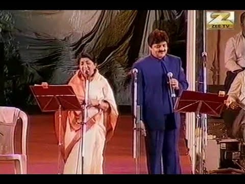 Humko Humise Chura Lo Lata Mangeshkar Udit Narayan Live Hydrebad Concert Mohabbatein