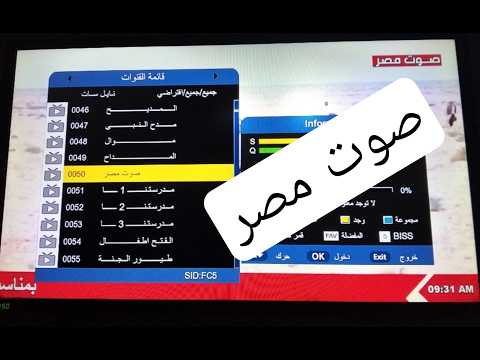 ظهرت قناة صوت مصر SOUTMASR مرة أخري واليكم طريقة البحث على نايل سات 2026