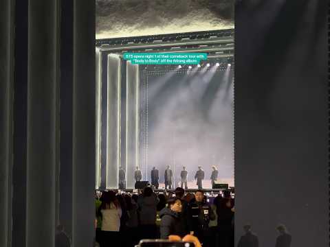 BTS Opens Their Comeback Tour With Body To Body BTS Arirang BodyToBody