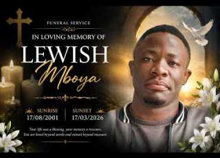 In Loving Memory Of Lewish Mboya