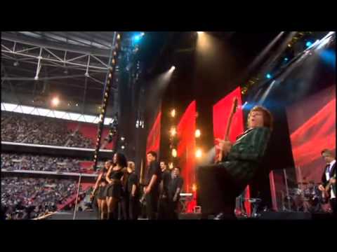 Rod Stewart Sailing Live Embley Stadium 2007 Tribute To Lady Diana