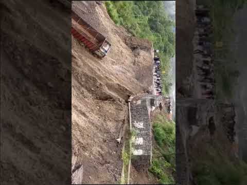 Phesama Village The National Highway 2 Massive Landslide Before Kisama Heritage Village