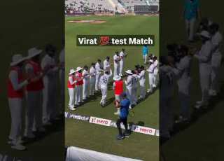 Virat Kohli 100th Test Match Entry