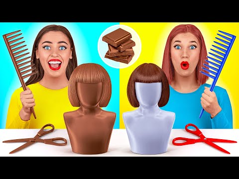 الغذاء الحقيقي مقابل الغذاء الشوكولاته التحدي Mega DO Challenge الغذاء الحقيقي مقابل الغذاء الشوكولاته التحدي Mega DO Challenge