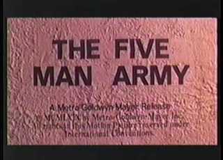 Spaghetti Western Ennio Morricone The Five Man Army 1969 Opening Credits