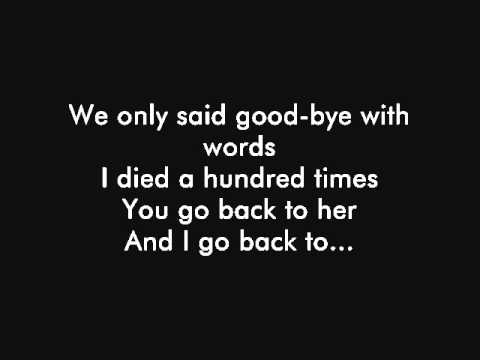 Back To Black AMY WINEHOUSE Lyrics