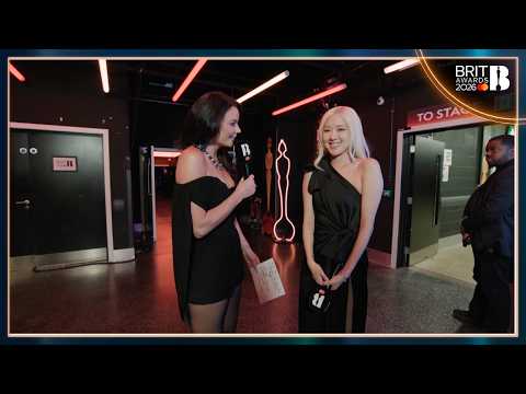 Rosé On Having Post Awards Pizza With Bruno Mars The BRIT Awards 2026