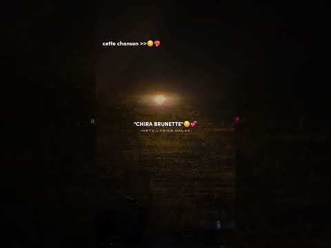 𝗖𝗵𝗶𝗿𝗮 𝗯𝗿𝘂𝗻𝗲𝘁𝘁𝗲 Follow For My Insta Lyrics Malak