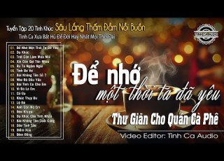 Để Nhớ Một Thời Ta Đã Yêu Tuyển Tập Khúc Nhạc Xưa Sâu Lắng Thấm Đẫm Nỗi Buồn Tình Ca Xưa Hay Nhất