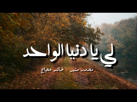 لي يا دنيا الواحد محمد منير خالد عجاج كلمات جودة عالية Leh Ya Dunia Lyrics