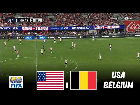 LIVE USA Vs BELGIUM Friendly Football Match 2026 Full Match Streaming PES 21 Simulation