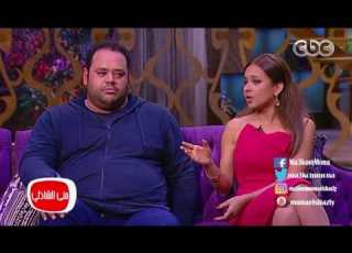 معكم منى الشاذلى شاهد كيف تعامل نيللي كريم الرجال بديله علي دماغه علطول
