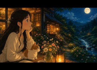  The Little House Under The Moonlight Cozy Ghibli ASMR Story GhibliASMR CozyStory ASMRStory