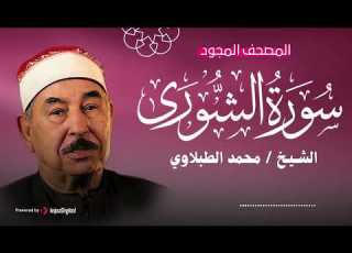  الشيخ محمد محمود الطبلاوي تلاوة إبداعية لسورة الشورى بث مباشر