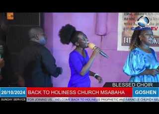 Blessed CHOIR Wakiimba Wimbo Paul Na Sila