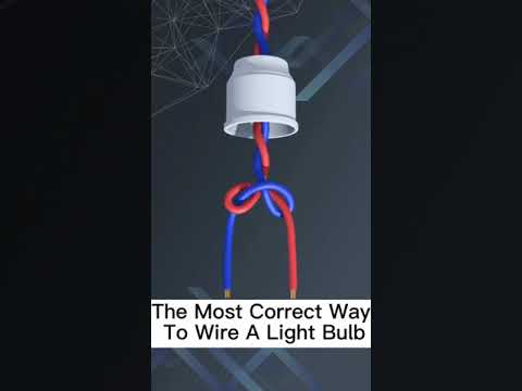 طرق لتوصيل لمبات الأضاءة