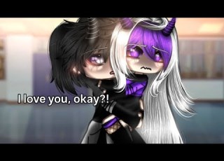 تصبيرة انا احبك حسنا قاشا كلوب I Love You Okay Gacha Life Club