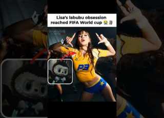 Lisa Put Labubu In Her FIFA Song Goals Lisa Blackpink Worldcup2026 Shorts Fyp Music Viral