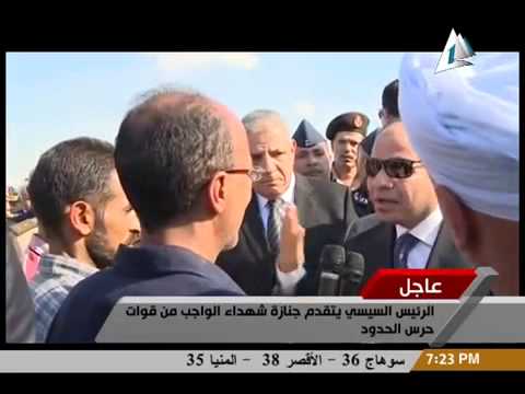 الرئيس السيسي يبكي ويقول لأهالي الشهداء ياريتني كنت انا