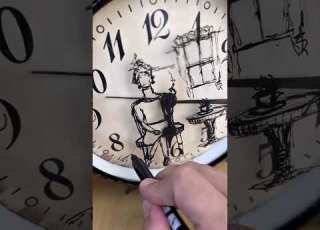  عملت القهوة ورميتها ضريبة البعد بمخيلتي ورسمي اصاله