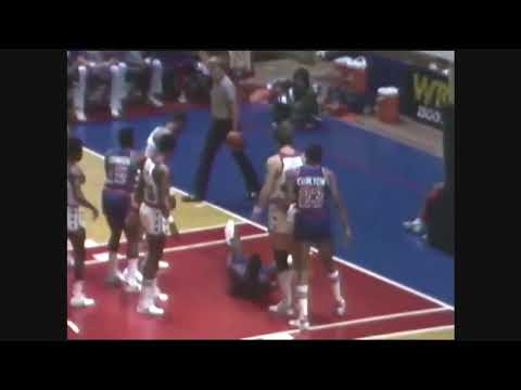Rick Mahorn With The Casual Common Foul Vs Pistons 1984