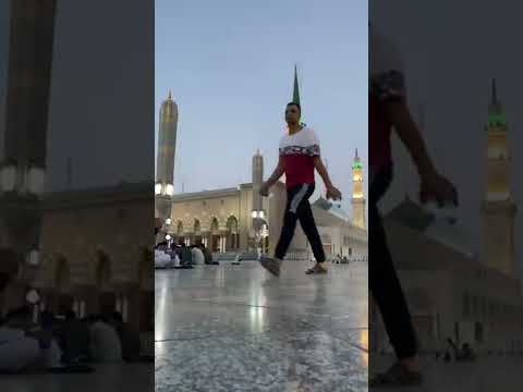 أذان المغرب المؤذن محمد قصاص من ساحات المسجد النبوي يوم 17 رمضان 1443 هـ