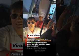 Passenger Forced Off Train Seat What Would You Do