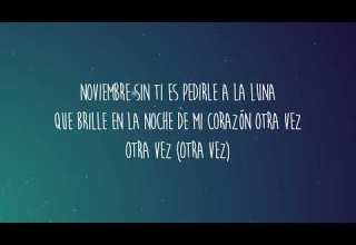 Reik Noviembre Sin Ti Letra