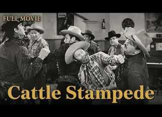  Cattle Stampede 1943 Full Movie Buster Crabbe Classic Western Public Domain