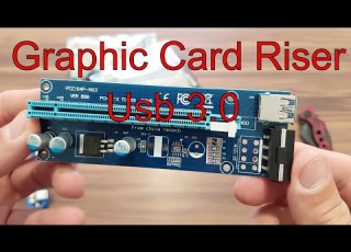  PCIe PCI E PCI Express Riser Card 1x To 16x USB 3 0