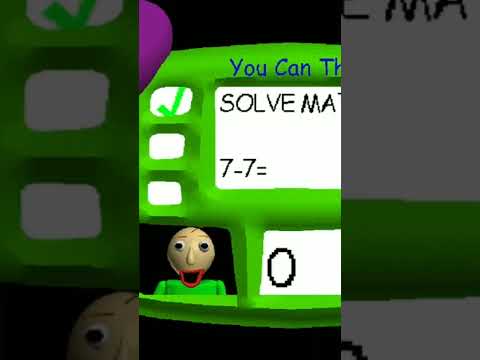 When You Get The 3 Questions Correct Baldi S Basics Education And Learning Super Fast Edition