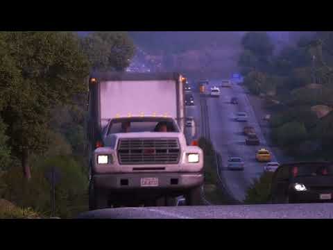 Dory And Hank Try To Escape The Cleveland Truck Hank Drives The Truck Finding Dory Scene 45