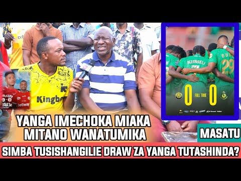 MZEE MASATU TUSIFURAHIE DRAW ZA YANGA MPAKA TUMALIZE MECHI ZETU YANGA IMECHOKA MIAKA 5 WANATUMIKA TU