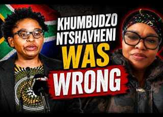 Khumbudzo Ntshavheni Was WRONG South Africans React