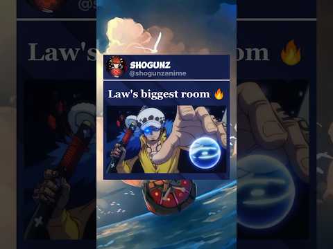 Trafalgar Law Makes The Biggest Room Ever Shorts Anime Onepiece Luffy Zoro Sanji