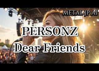 PERSONZ Dear Friends AIメタル女子がカバーした AI Cover J Rock