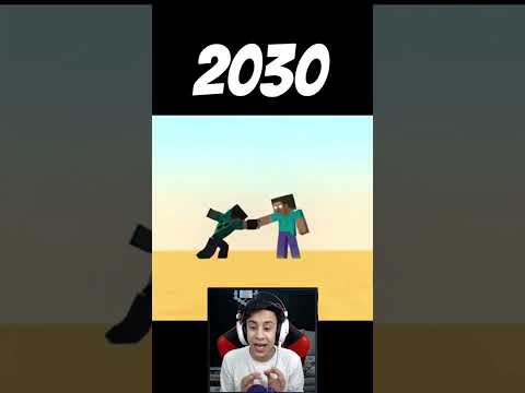 تطور الهيروبراين في لعبة ماين كرافت Herobrine Shorts Evolution Minecraft